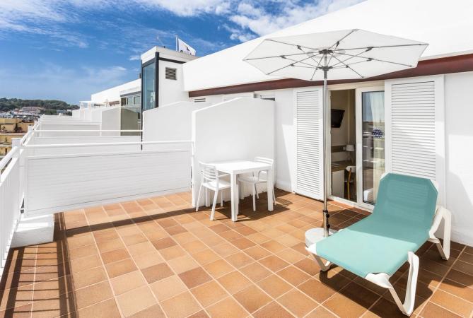 Værelse med terrasse på Hotel Anabel, Lloret de Mar