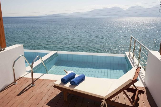 Værelse med privat pool 