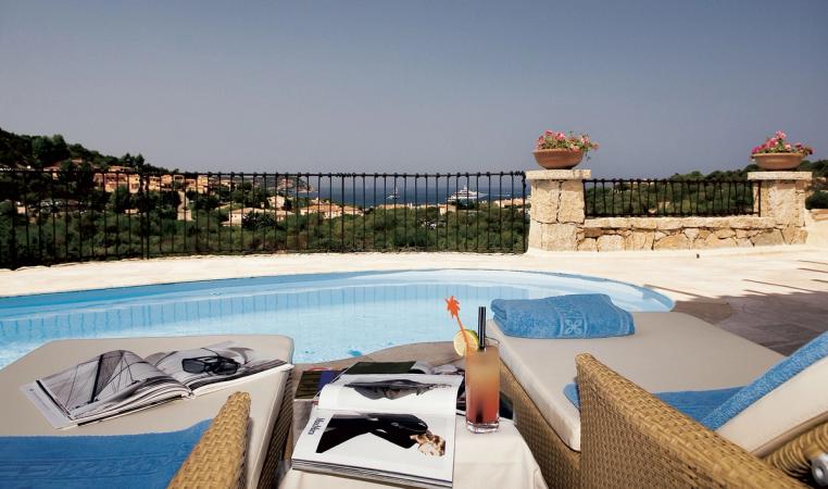 Presidential suite terrasse CPH Pevero Hotel Sardinien