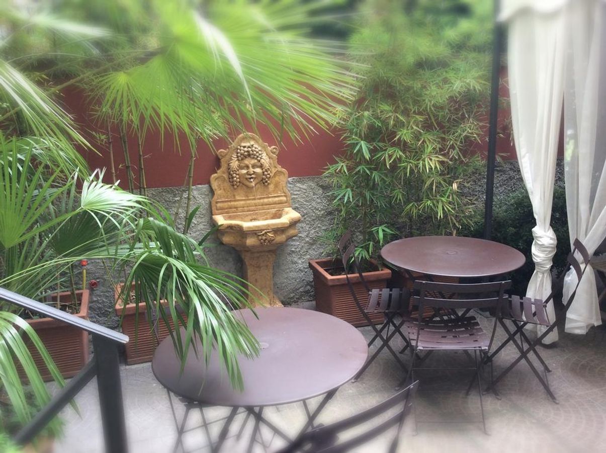 Terrasse på Hotel Colombia