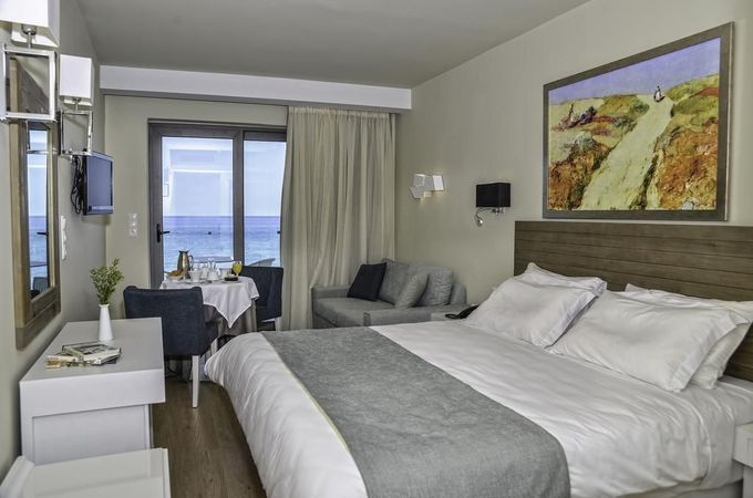 Dubbelrum med havsutsikt på Swell Boutique Hotel