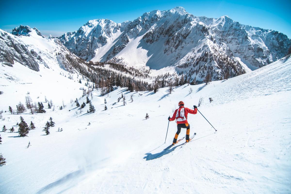 Perfekte forhold på skiferie i Dolomittene i Italia