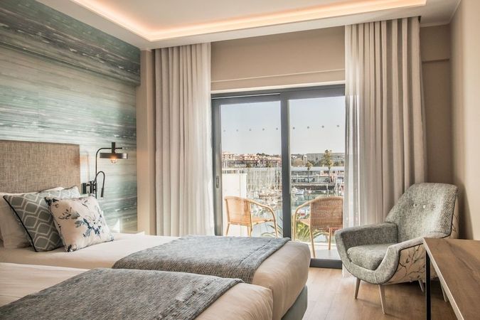 Dobbeltværelse med udsigt til havnen på Hotel Marina Rio