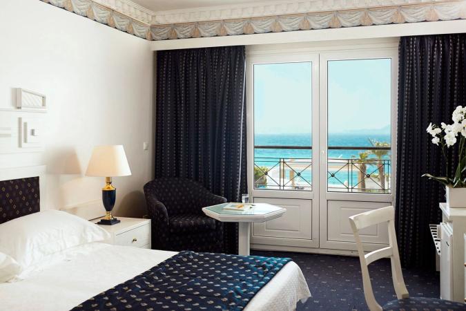 Dobbeltværelse med havudsigt på Mitsis Grand Hotel