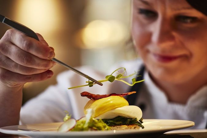 God restaurant Indigo Warsaw i Warszawa i Polen