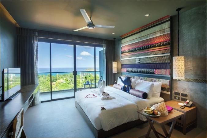 Dobbeltværelse med havudsigt på Nook Dee Boutique Resort