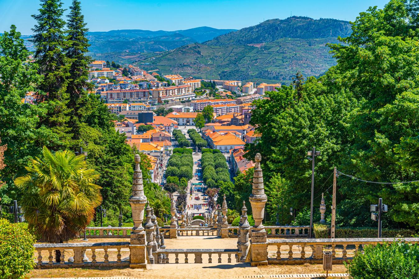 Utsikt över den historiska staden Lamego