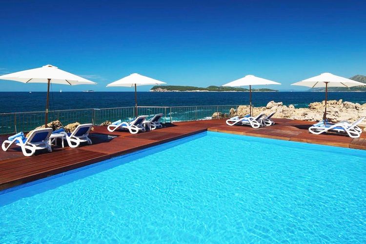 Svømmebasseng på Hotel Ariston, Dubrovnik