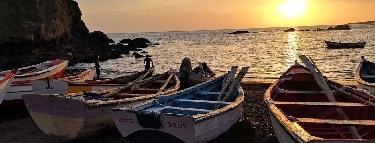 Praia de Chaves er den største stranda på øya Boa Vista i Kapp Verde