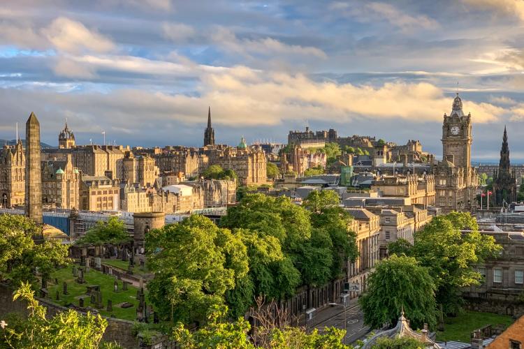 Gamlebyen i Edinburgh- Skottland