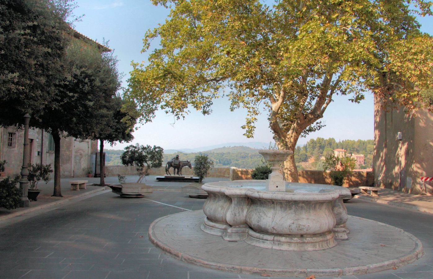 Idylliske Pitigliano i Toscana