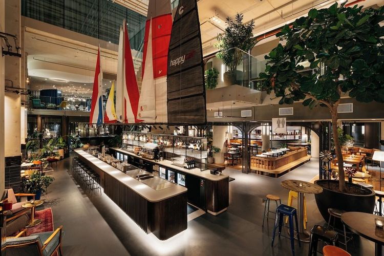 Stemning fra restauranten på Ruby Emma Hotel Amsterdam