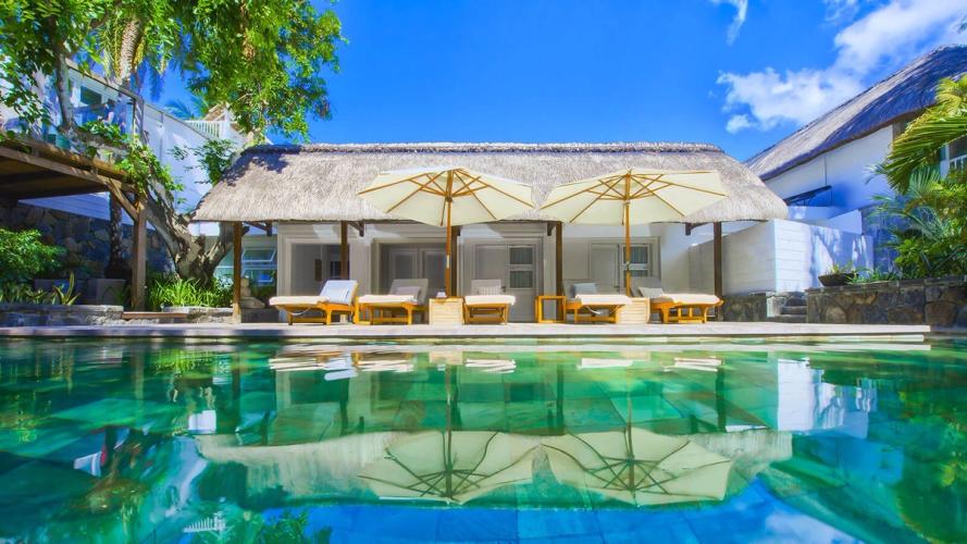 Strandferie og deilig basseng i Mauritius på 20 Degrees Sud Hotel