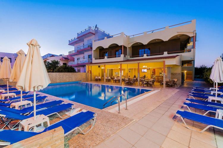 Esmeralda Hotel ligger i Kremasti på Rhodos og har en pool, bar og restaurant.