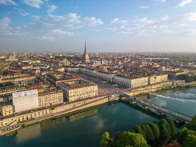 Tårnet Mole Antonelliana er et symbol og landemerke i Torino
