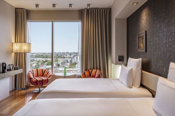 Slap af i spaen på Swissotel Tallinn efter en lang dag i den estiske hovedstad.