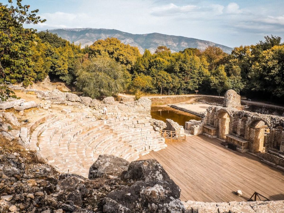 Resterne af Butrint blev optaget på UNESCOs verdensarvsliste i 1992