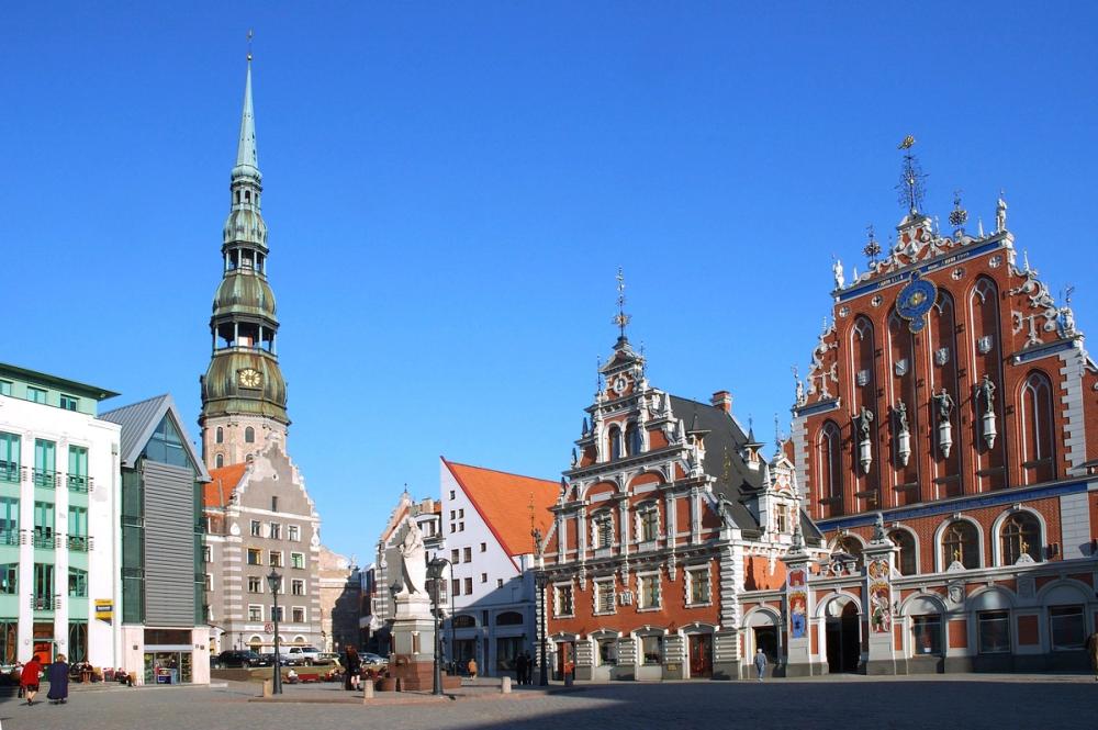 det gamle torv i Riga , Letland