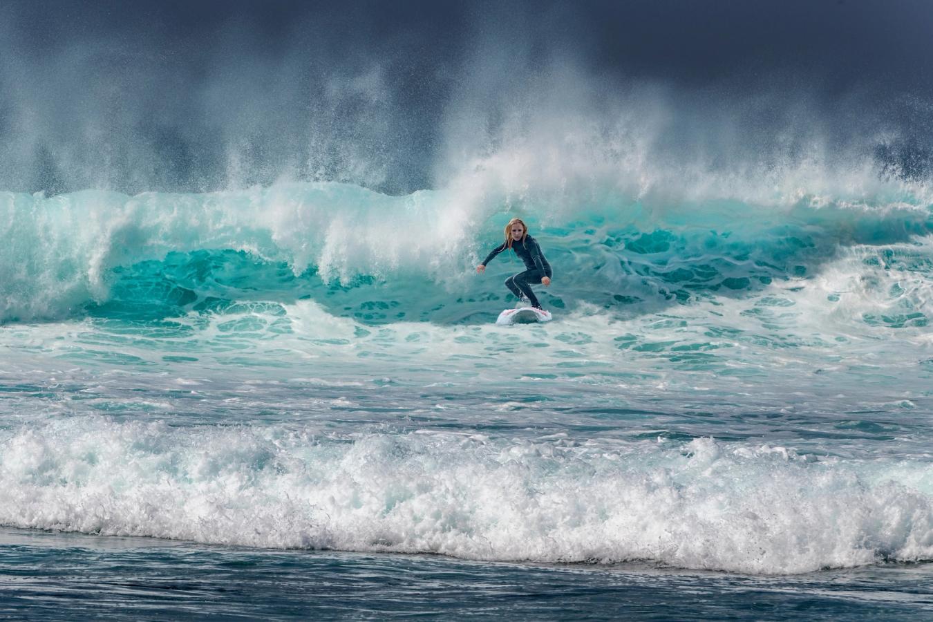 Gode surfemuligheter i Playa de las Americas på Tenerife