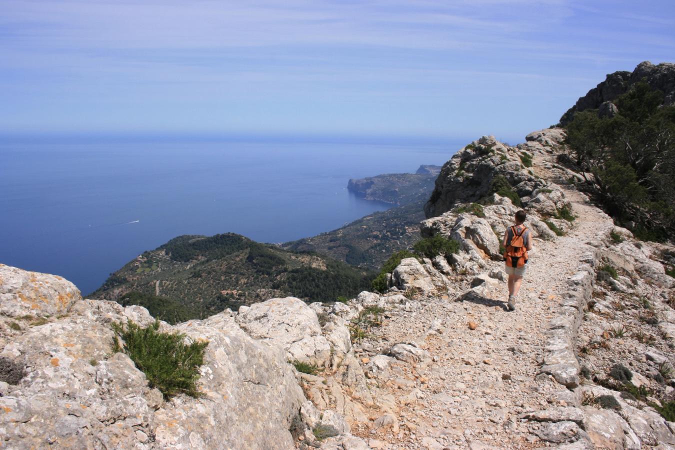 Turene i Tramuntana-fjellene belønnes med fantastisk utsikt over Middelhavet
