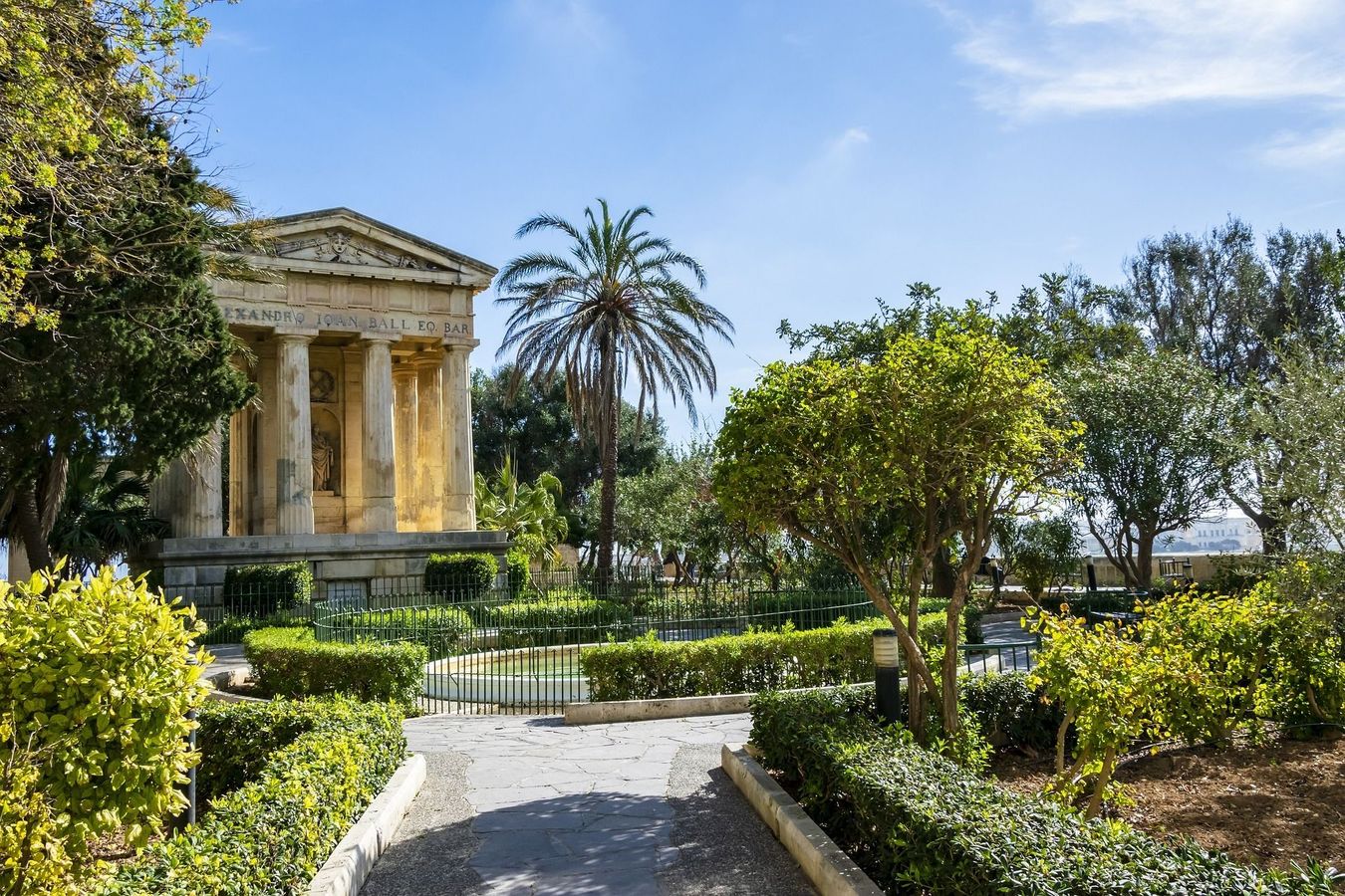 Upper Barrakka Gardens i Valletta