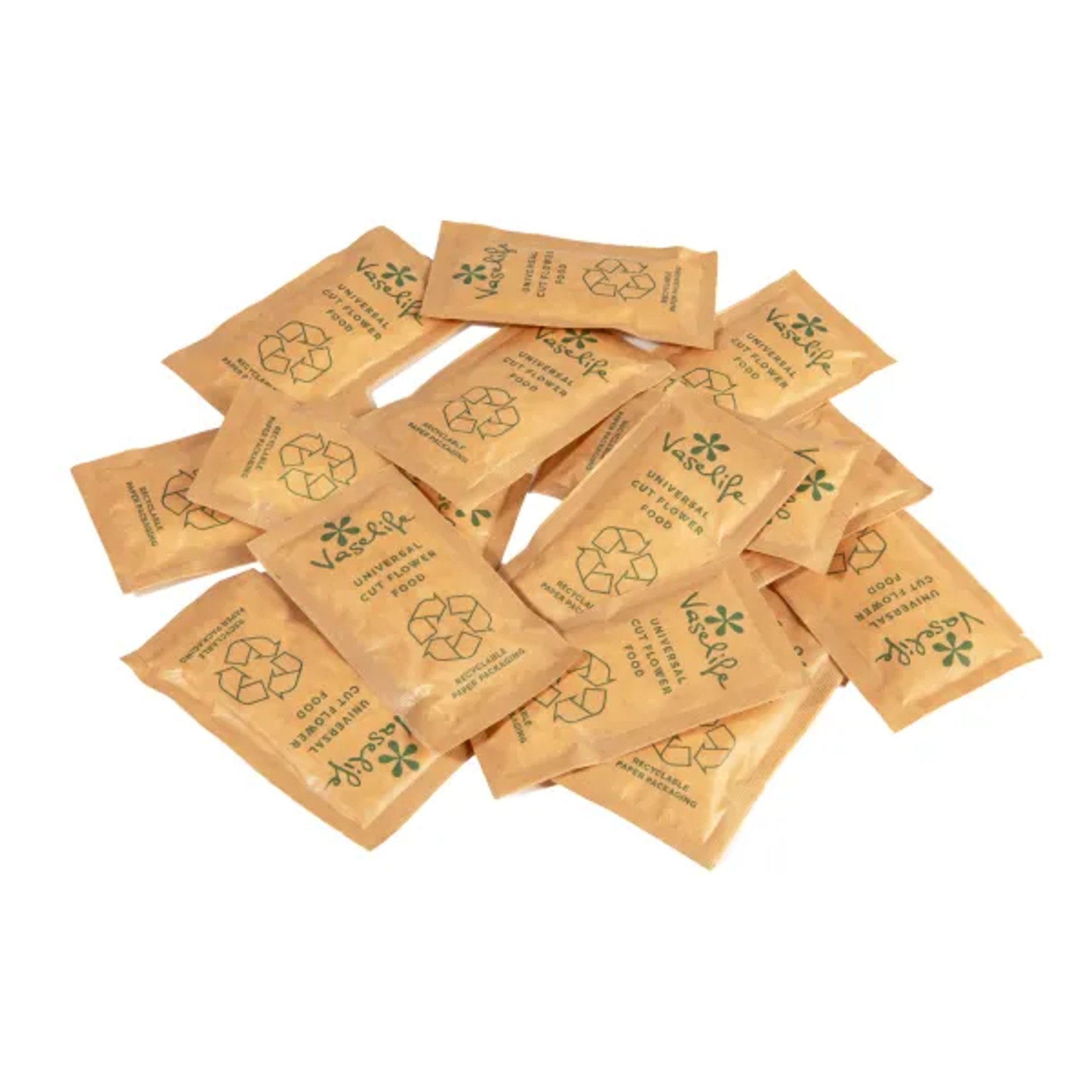 Vaselife Cut Flower Food Recyclable Paper Sachet FSC®
