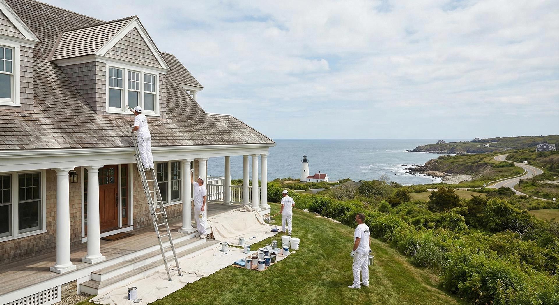 Nelson Painting is a full-service painting and restoration company that provides residential and commercial painting services across Plymouth County, Barnstable County, and Bristol County