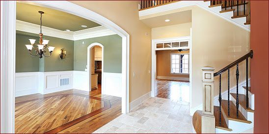 Nelson Painting is a third-generation painting business that provides interior painting, shown here after a multi room accent walls project