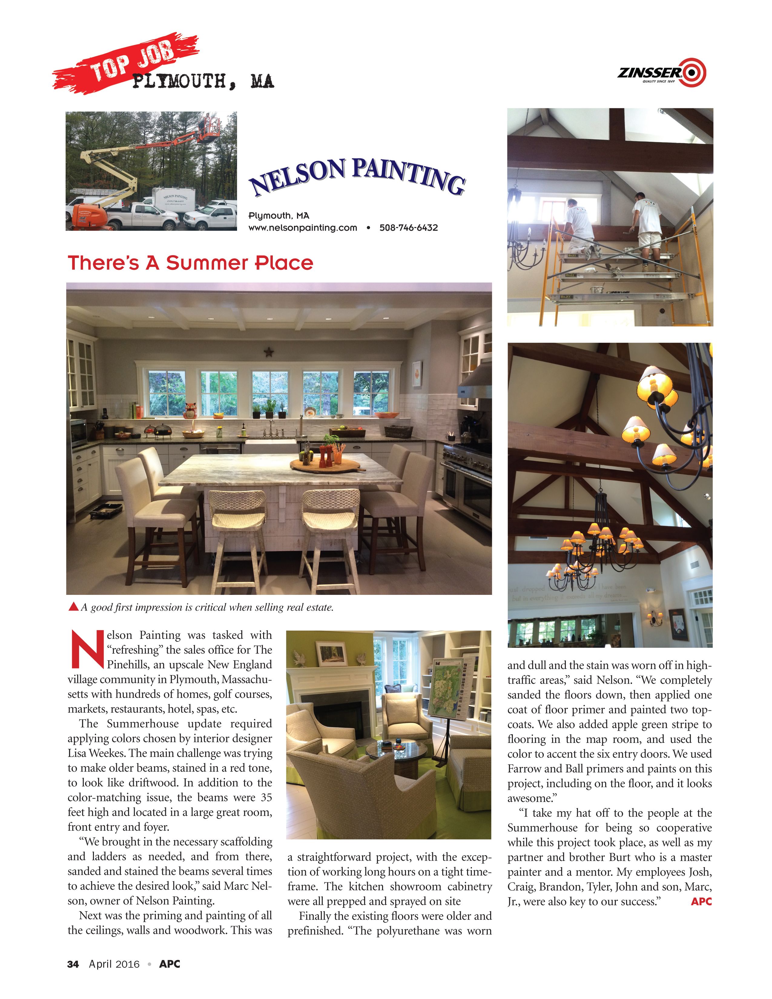 Nelson Painting is an award-winning painting company that provides award-winning painting services across Plymouth County, Barnstable County, and Bristol County