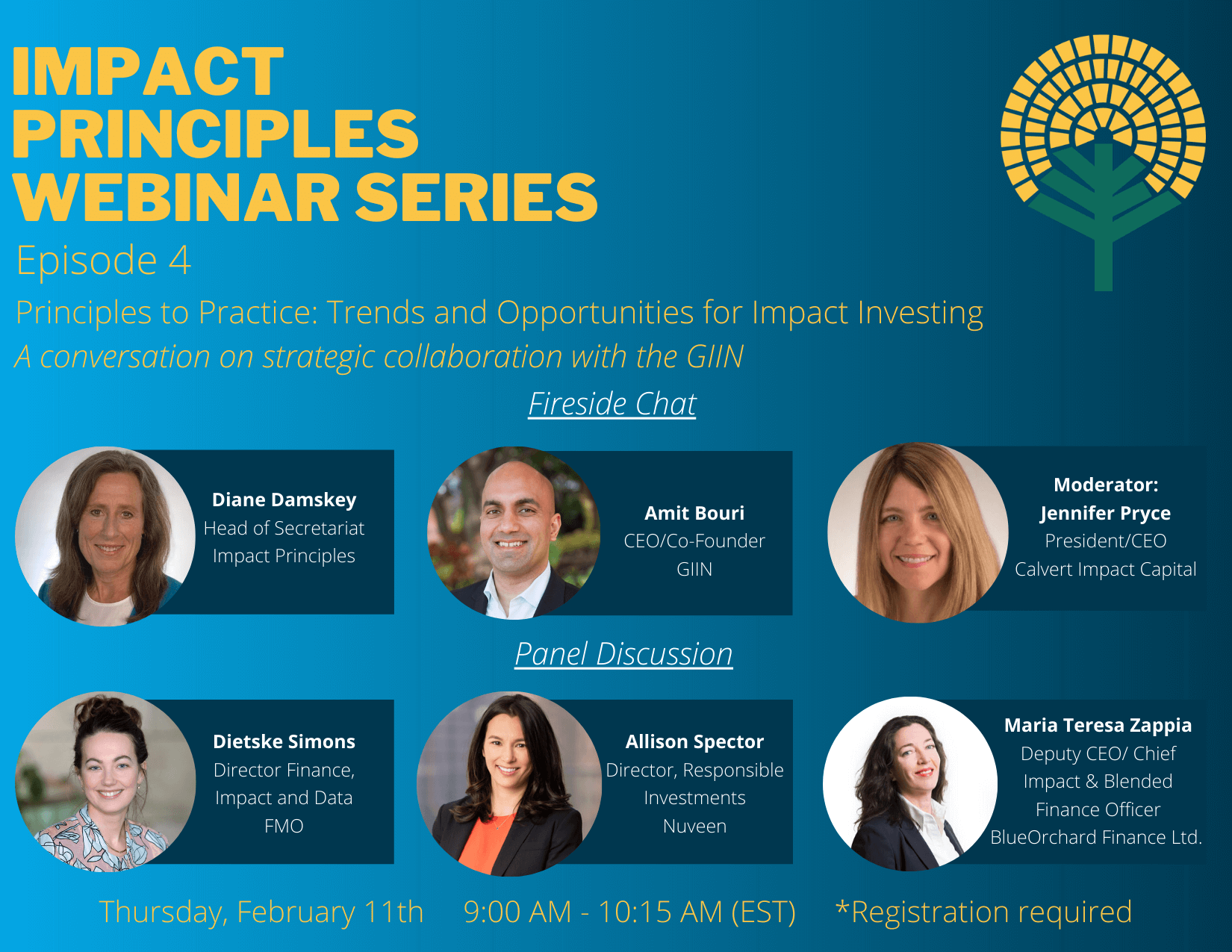 Impact Principles Webinar Series, Episode 4: Principles to Practice: Trends and Opportunity for Impact Investing