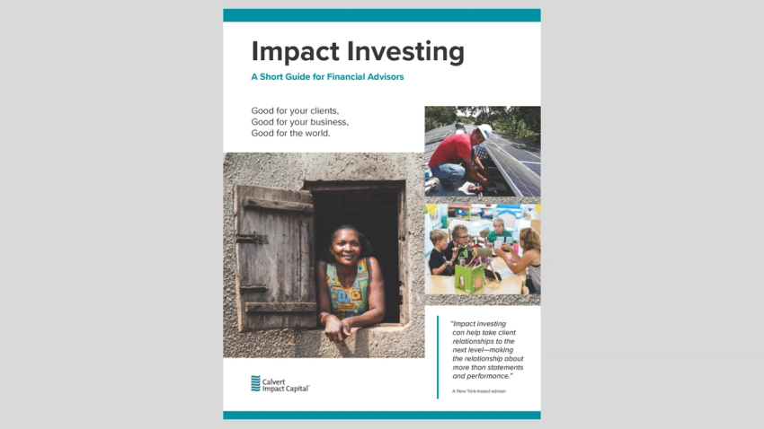 New Guide to Impact Investing for Advisors