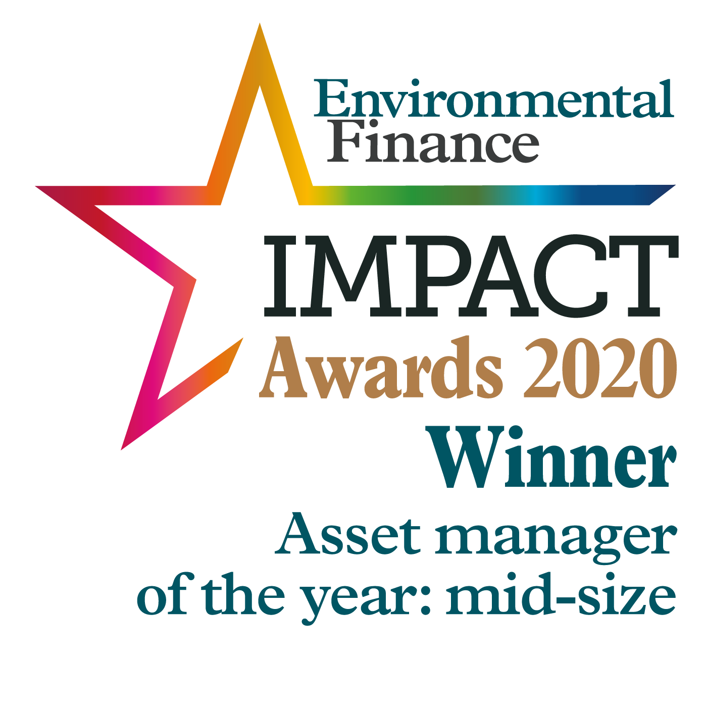 Calvert Impact Capital Named Asset Manager of the Year (Mid-Sized) By Environmental Finance's IMPACT 2020 Awards