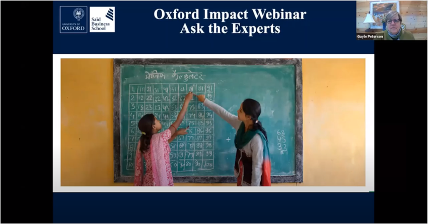 Webinar: Oxford Social Finance Programme - A Primer on Blended Finance