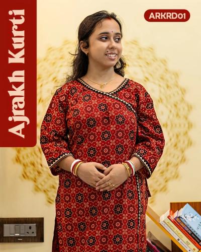Ajrakh Cotton Kurti image