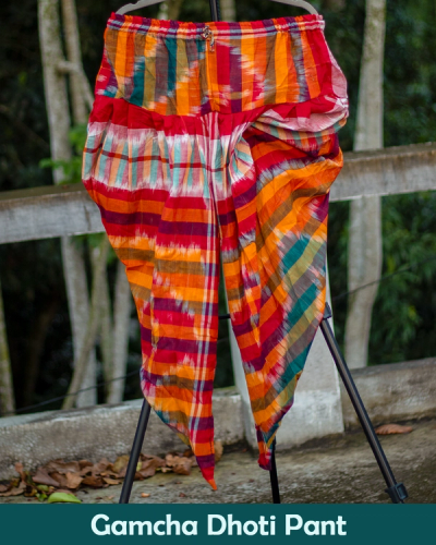 Gamcha Dhoti Pant – Unisex image