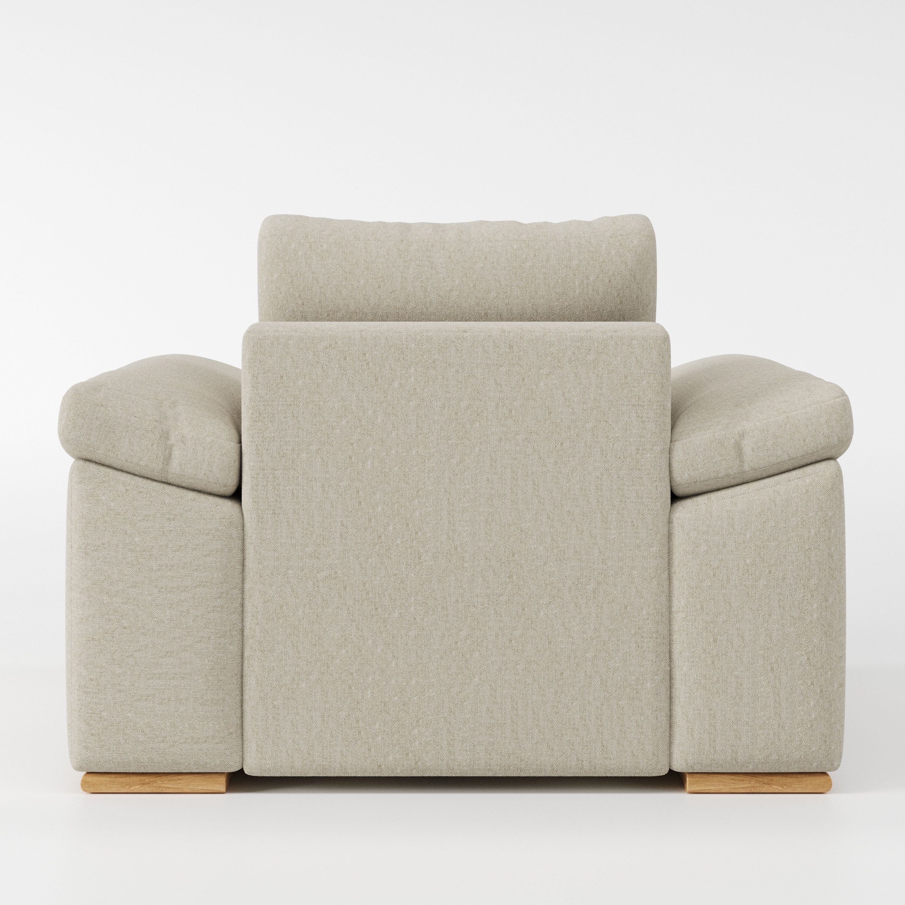 CloseCo Moy armchair, back view