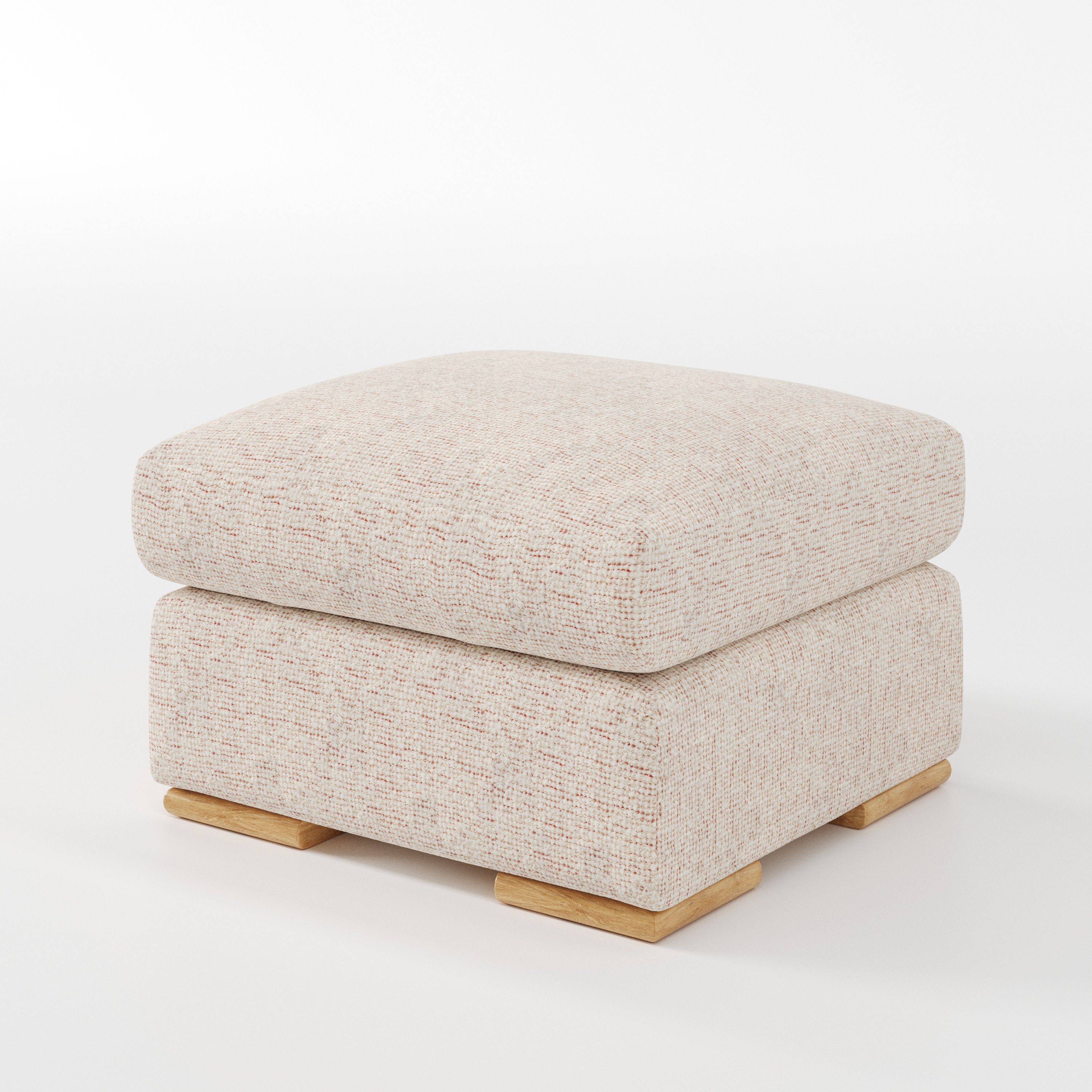 CloseCo Moy footstool, angled view