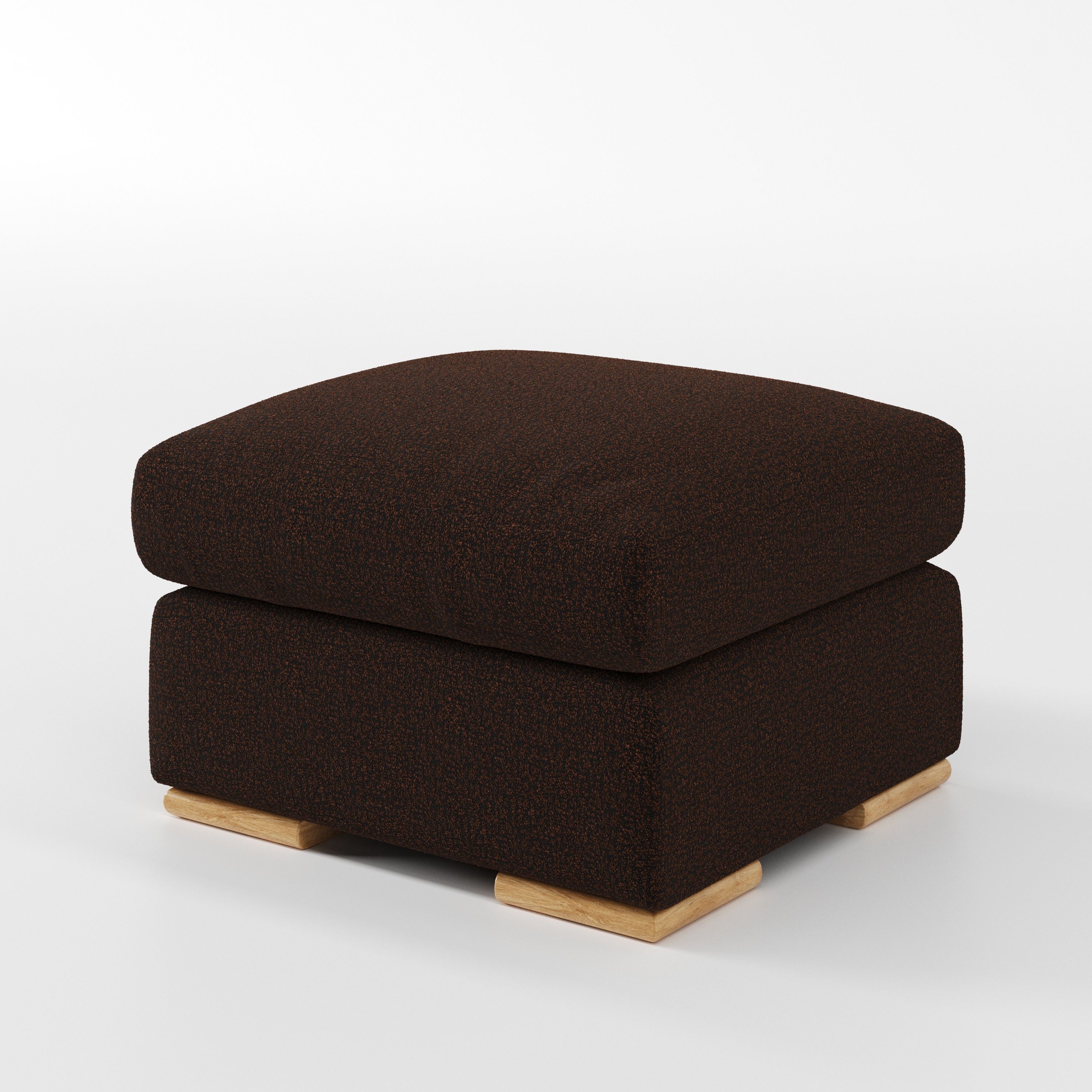 CloseCo Moy footstool, angled view