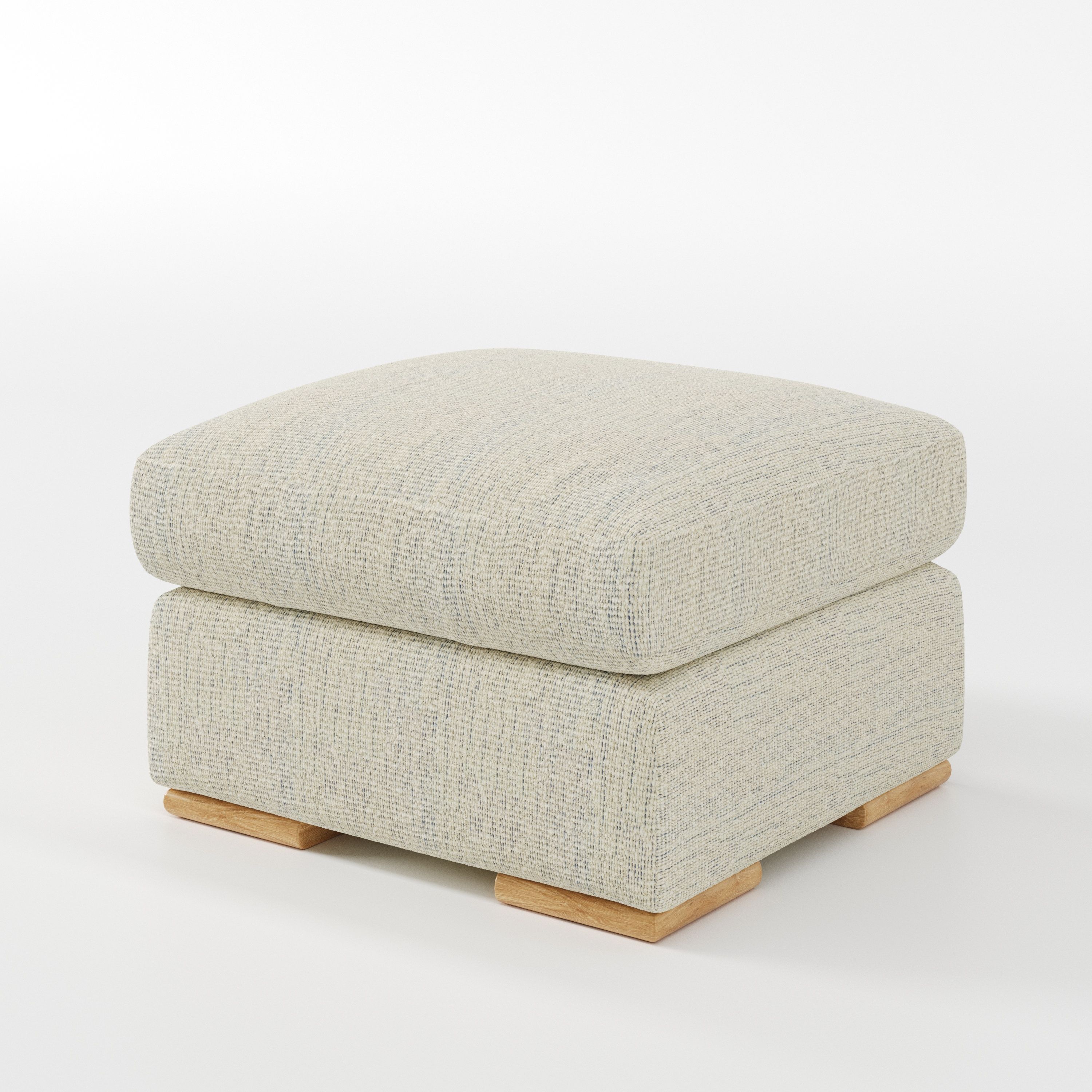 CloseCo Moy footstool, angled view
