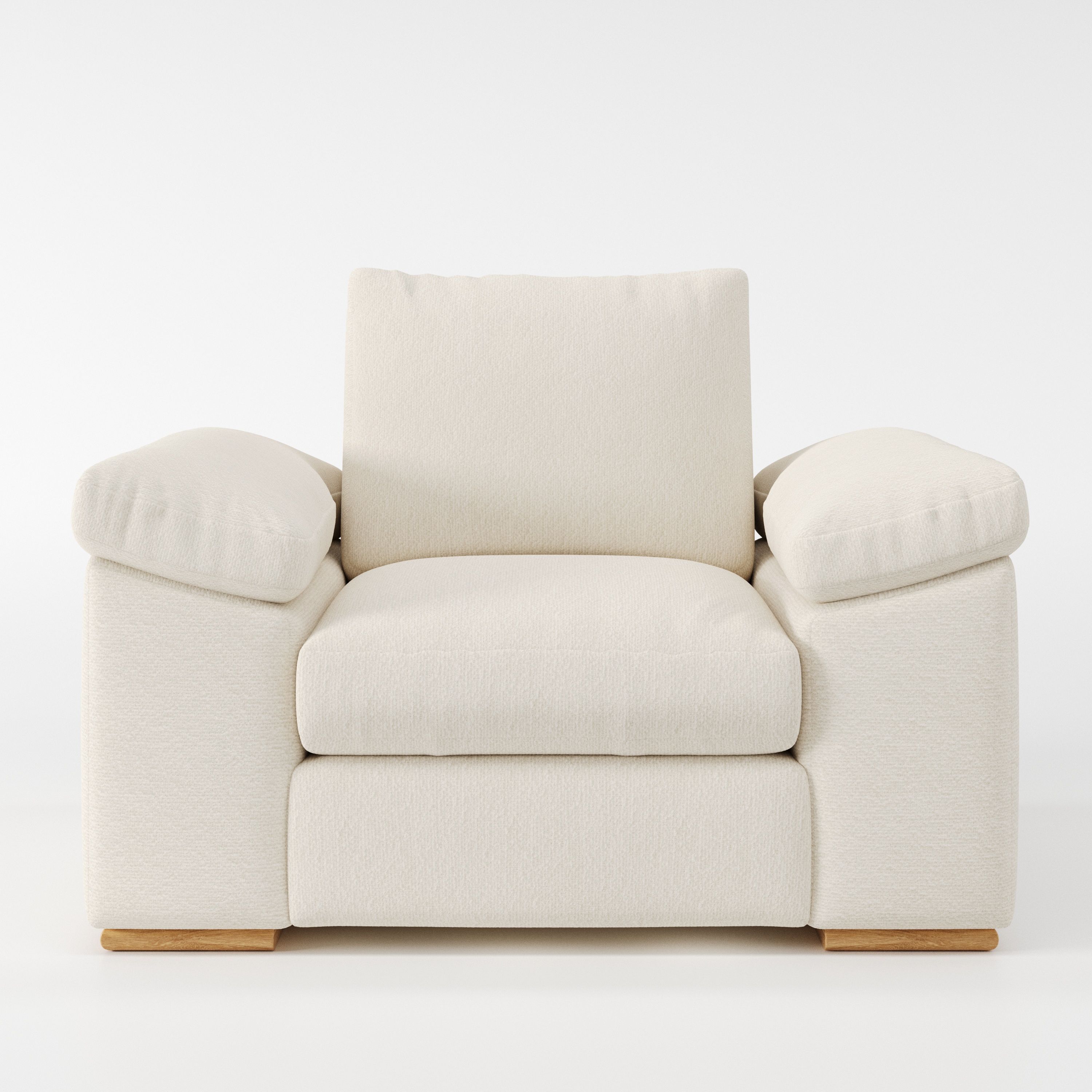 CloseCo Moy armchair, front view