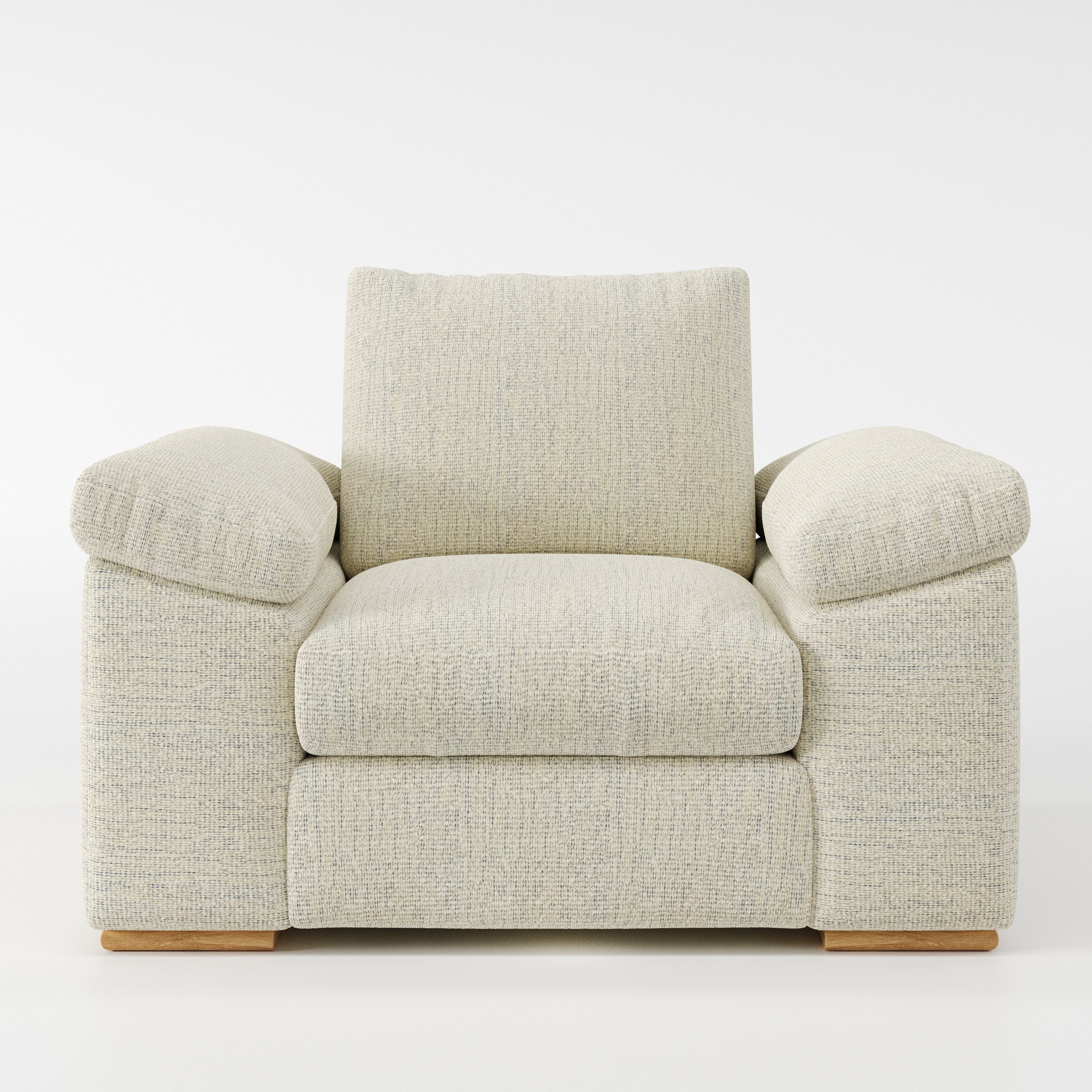 CloseCo Moy armchair, front view