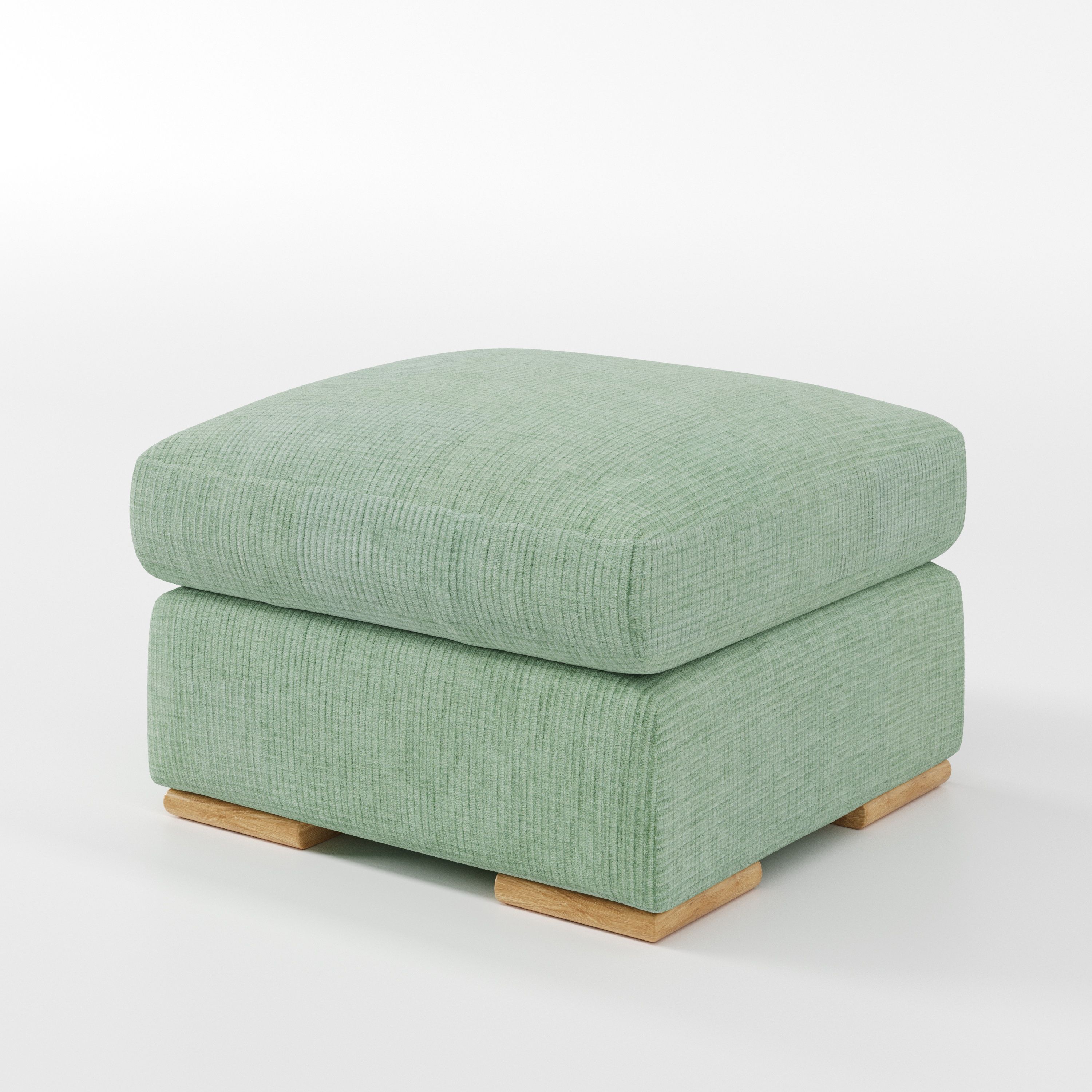 CloseCo Moy footstool, angled view