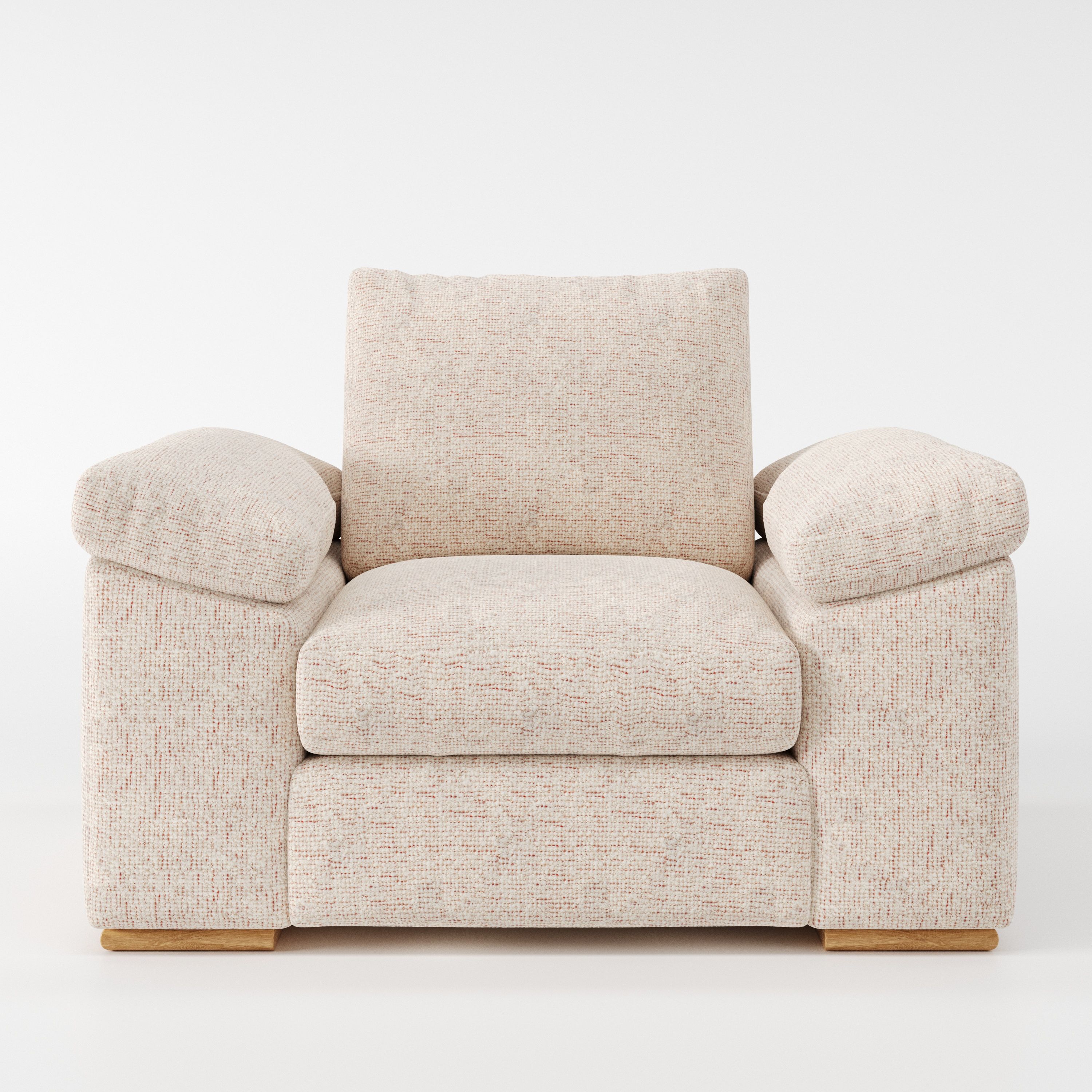 CloseCo Moy armchair, front view