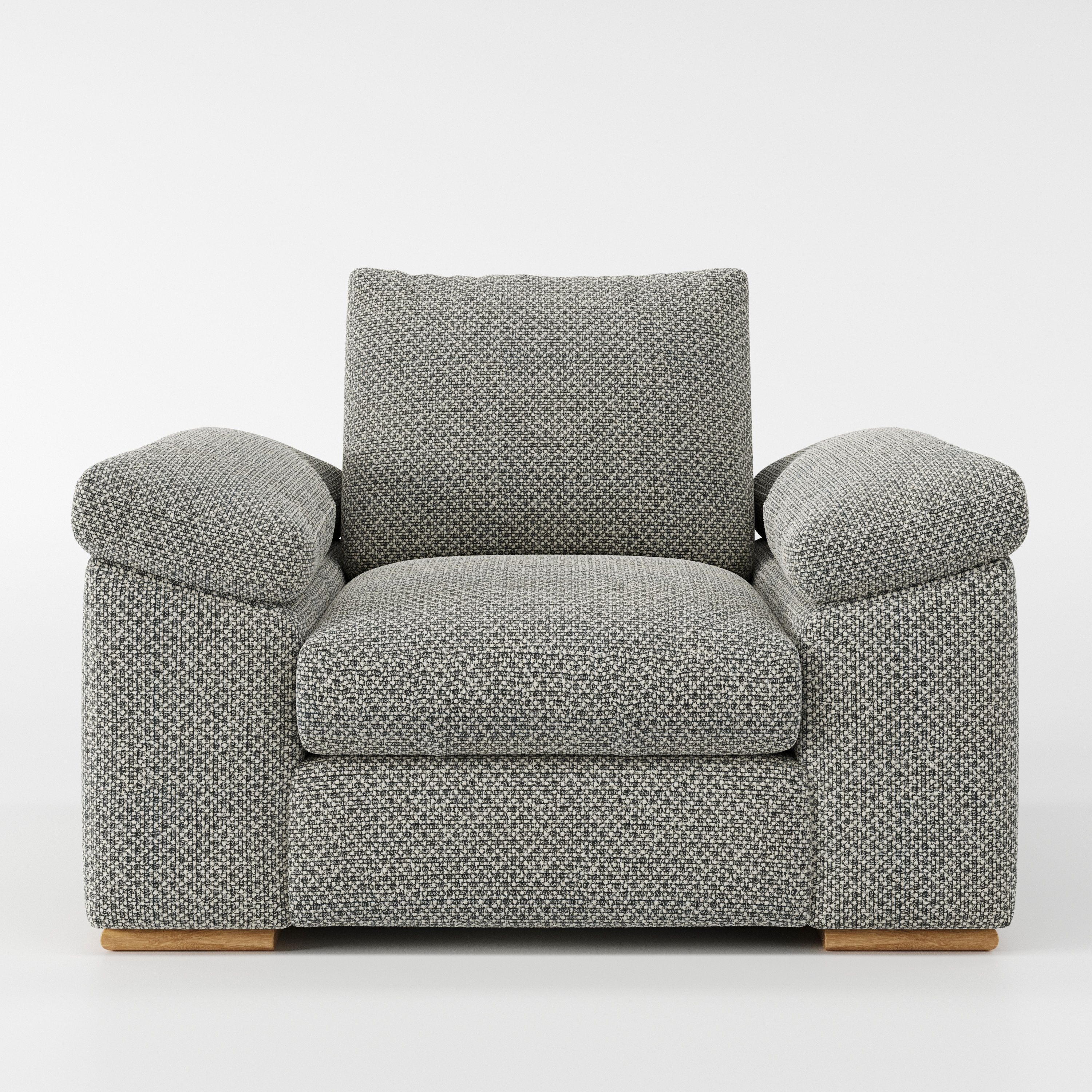 CloseCo Moy armchair, front view