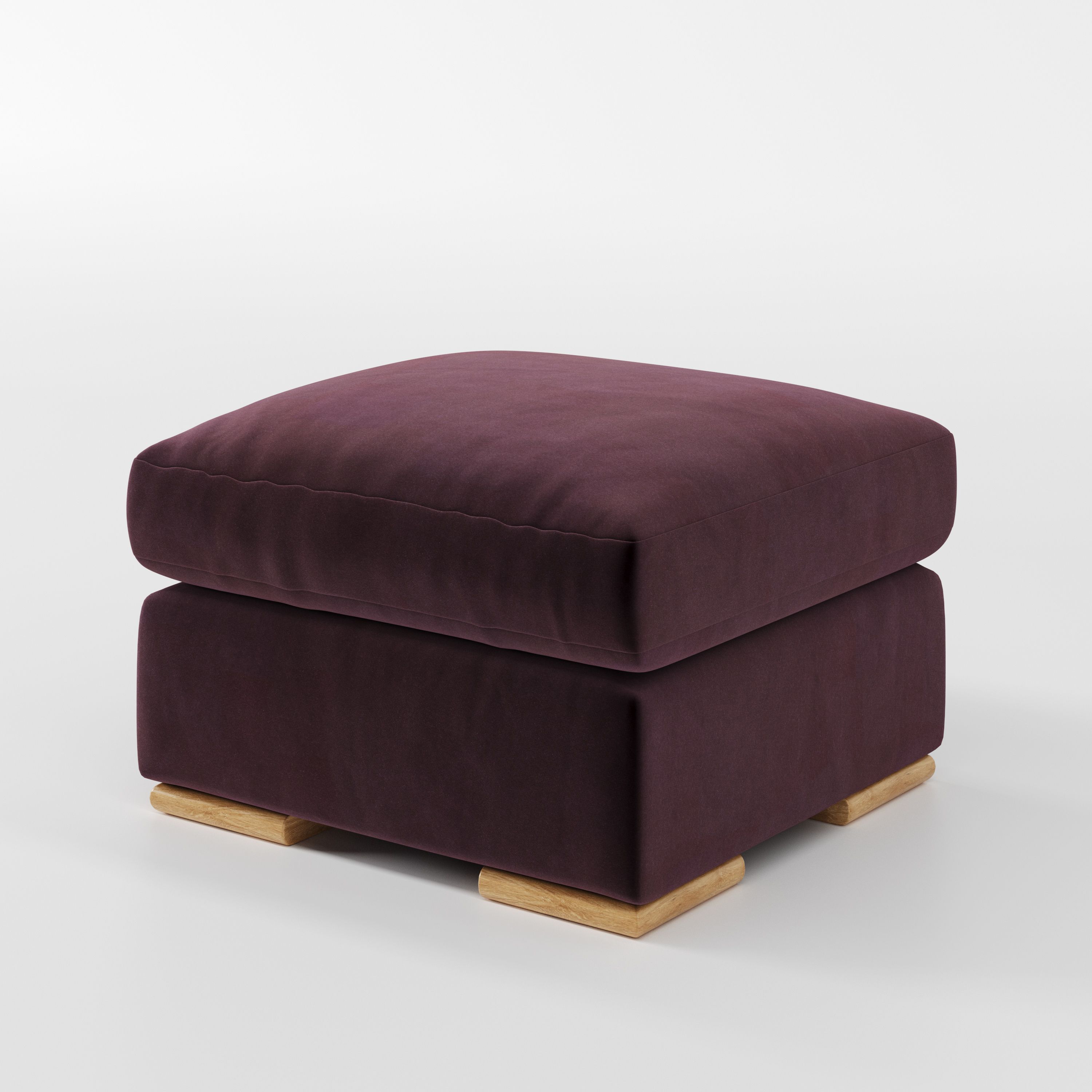 CloseCo Moy footstool, angled view