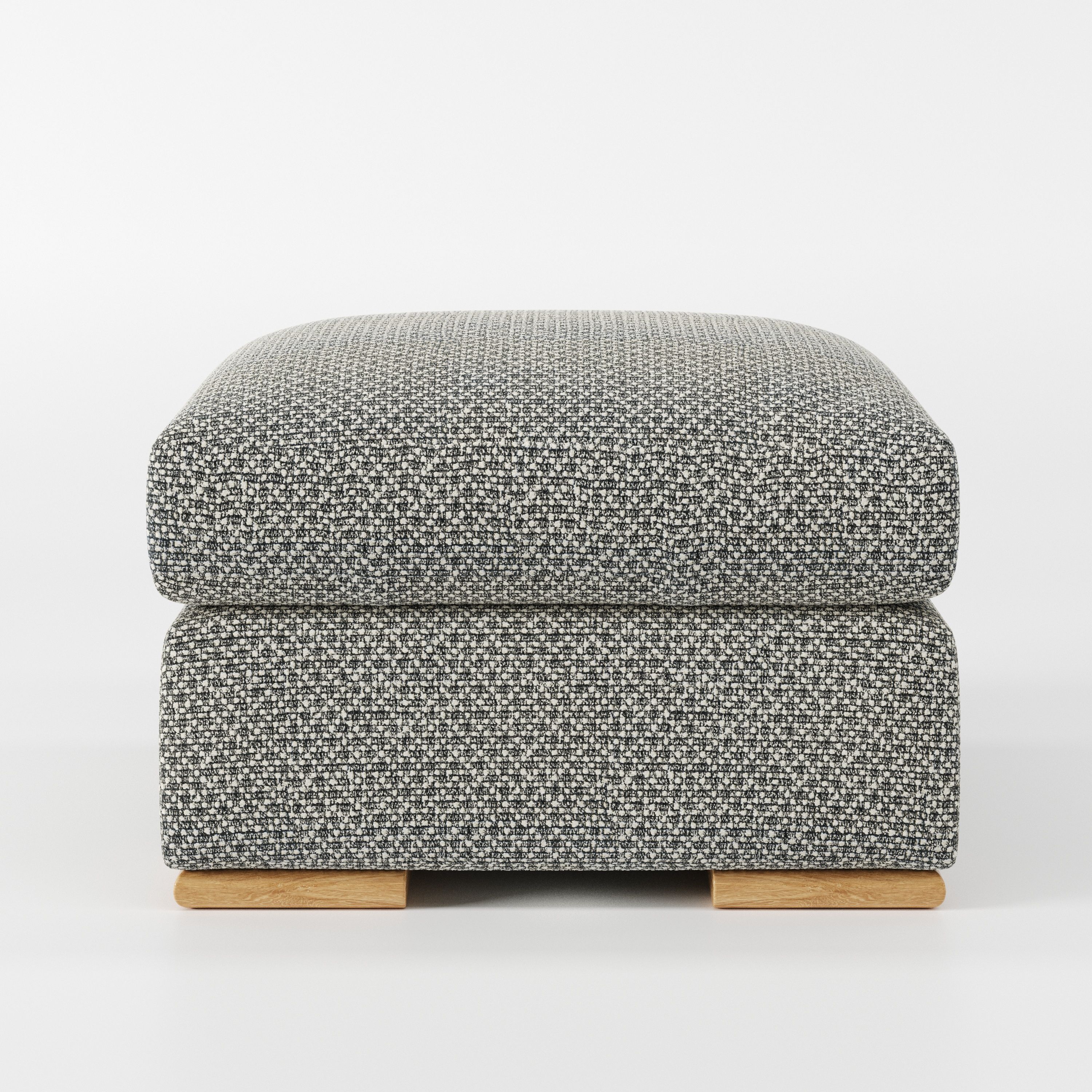 CloseCo Moy footstool, front view