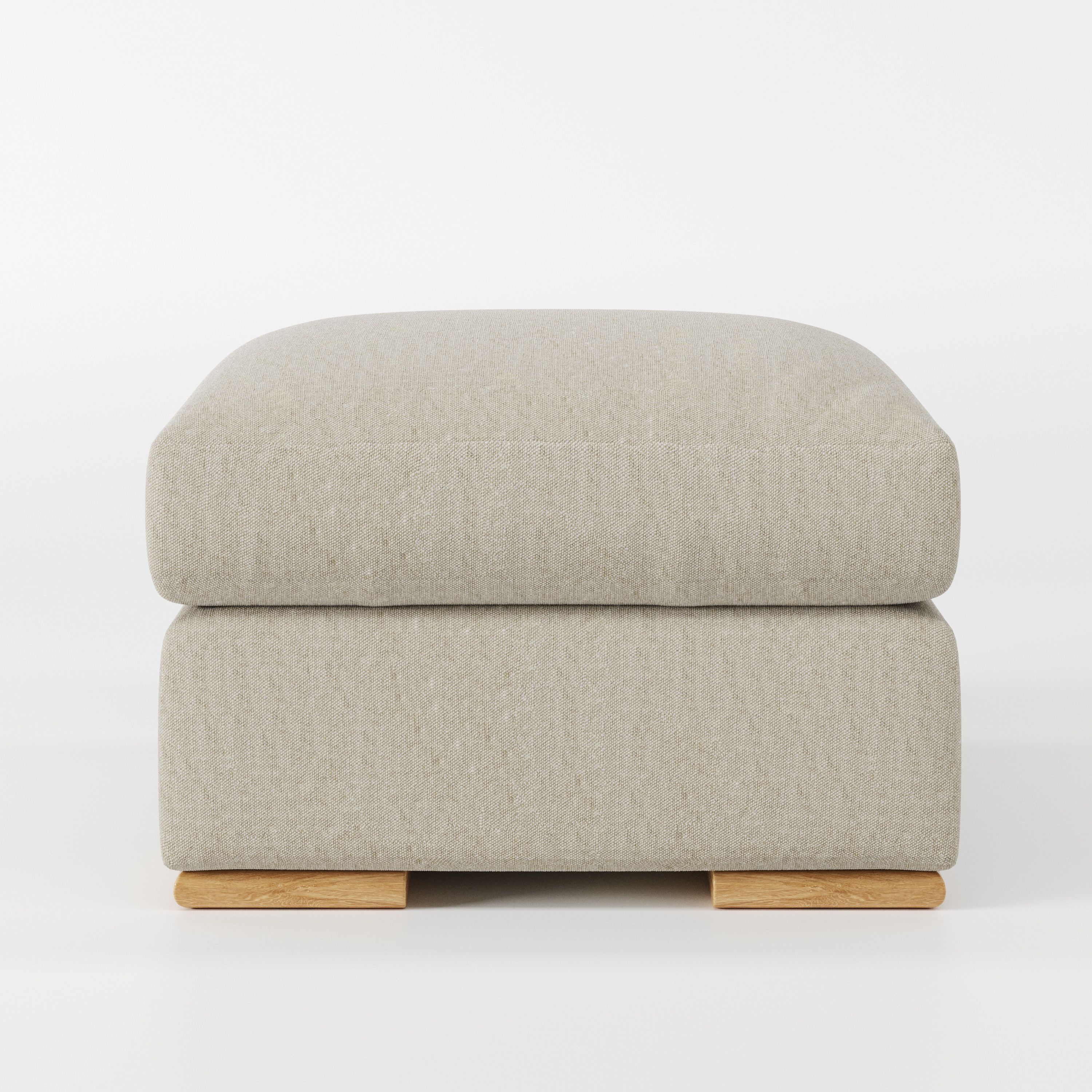CloseCo Moy footstool, front view