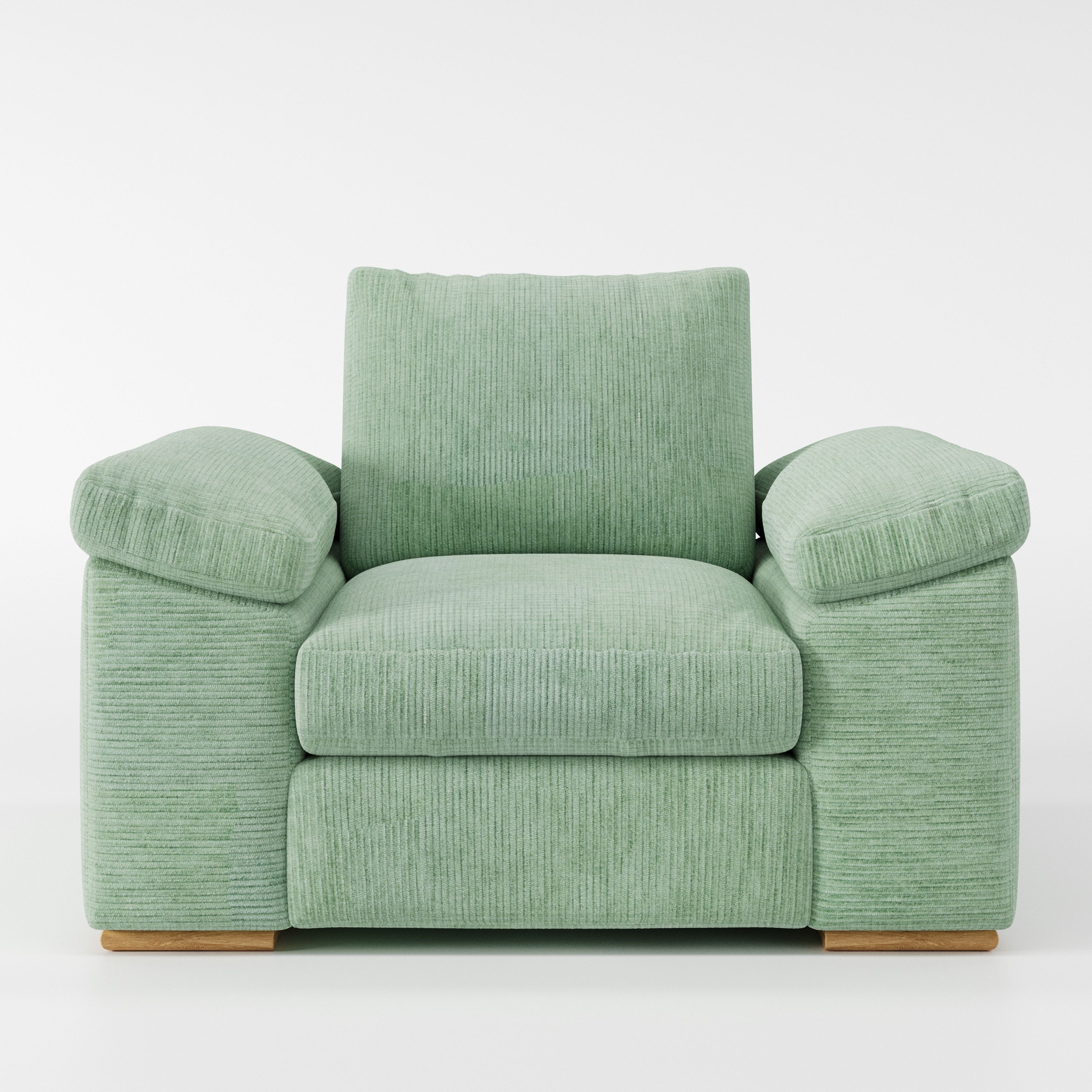 CloseCo Moy armchair, front view