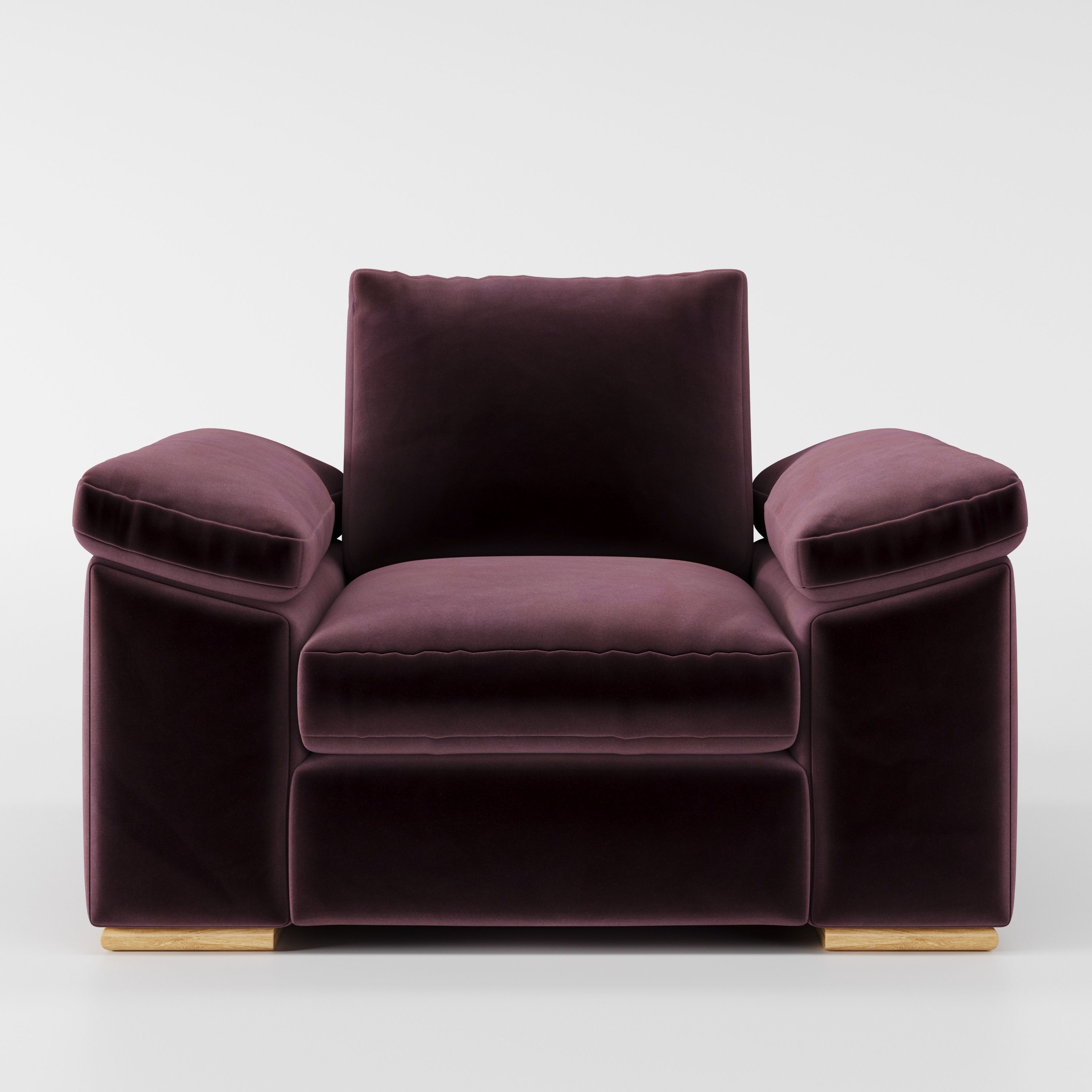 CloseCo Moy armchair, front view