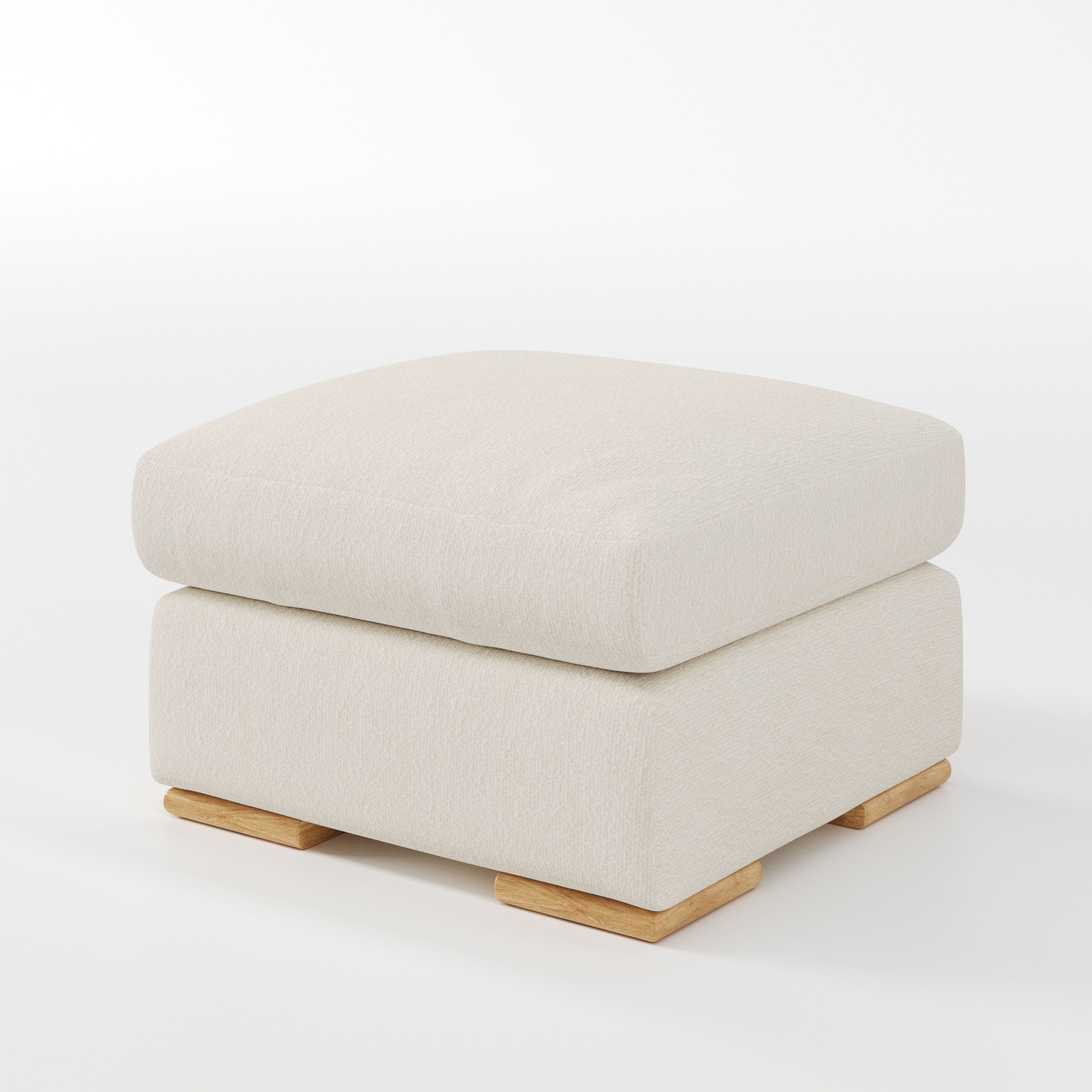 CloseCo Moy footstool, angled view